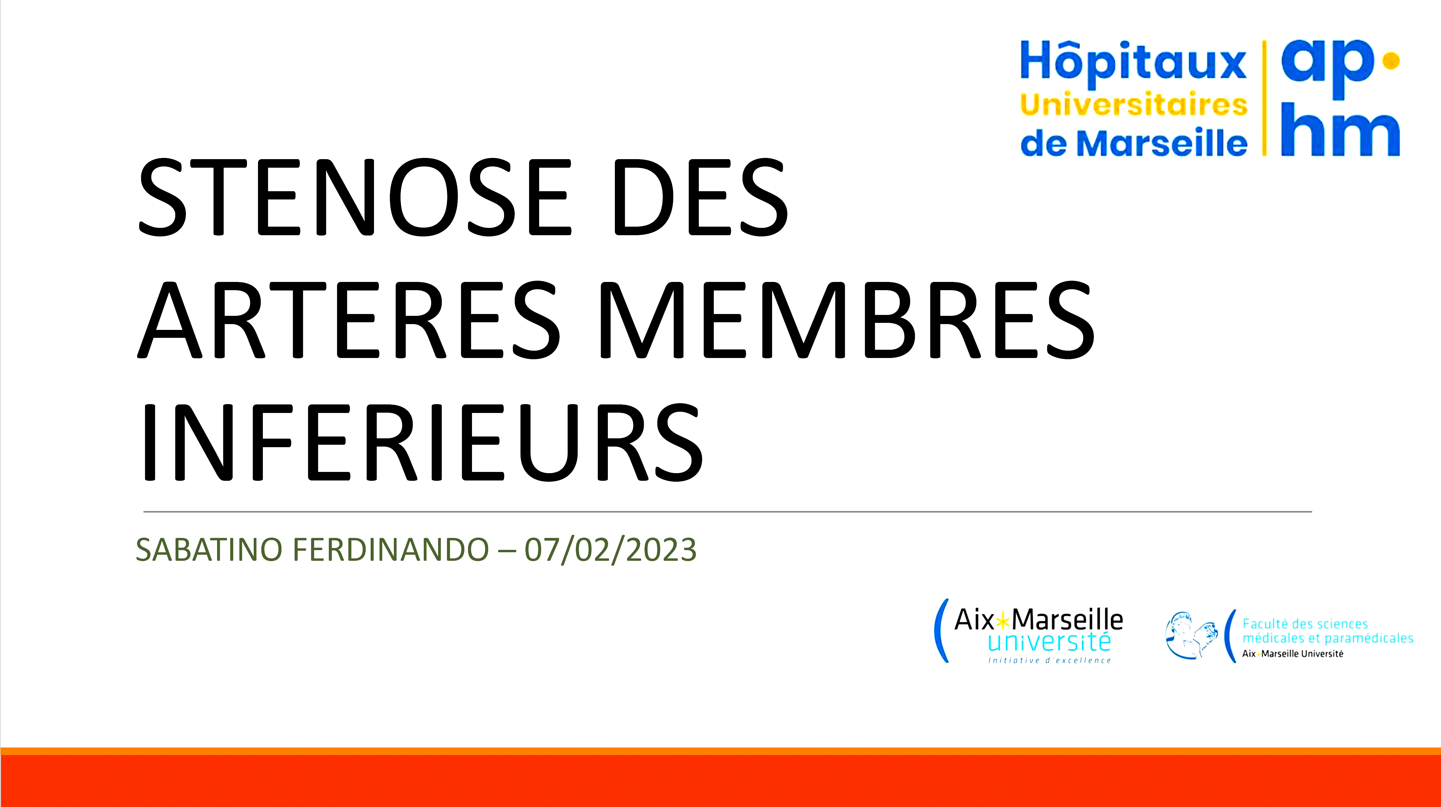 Artériopathie des Membres Inférieurs - Médecine Vasculaire - Marseille